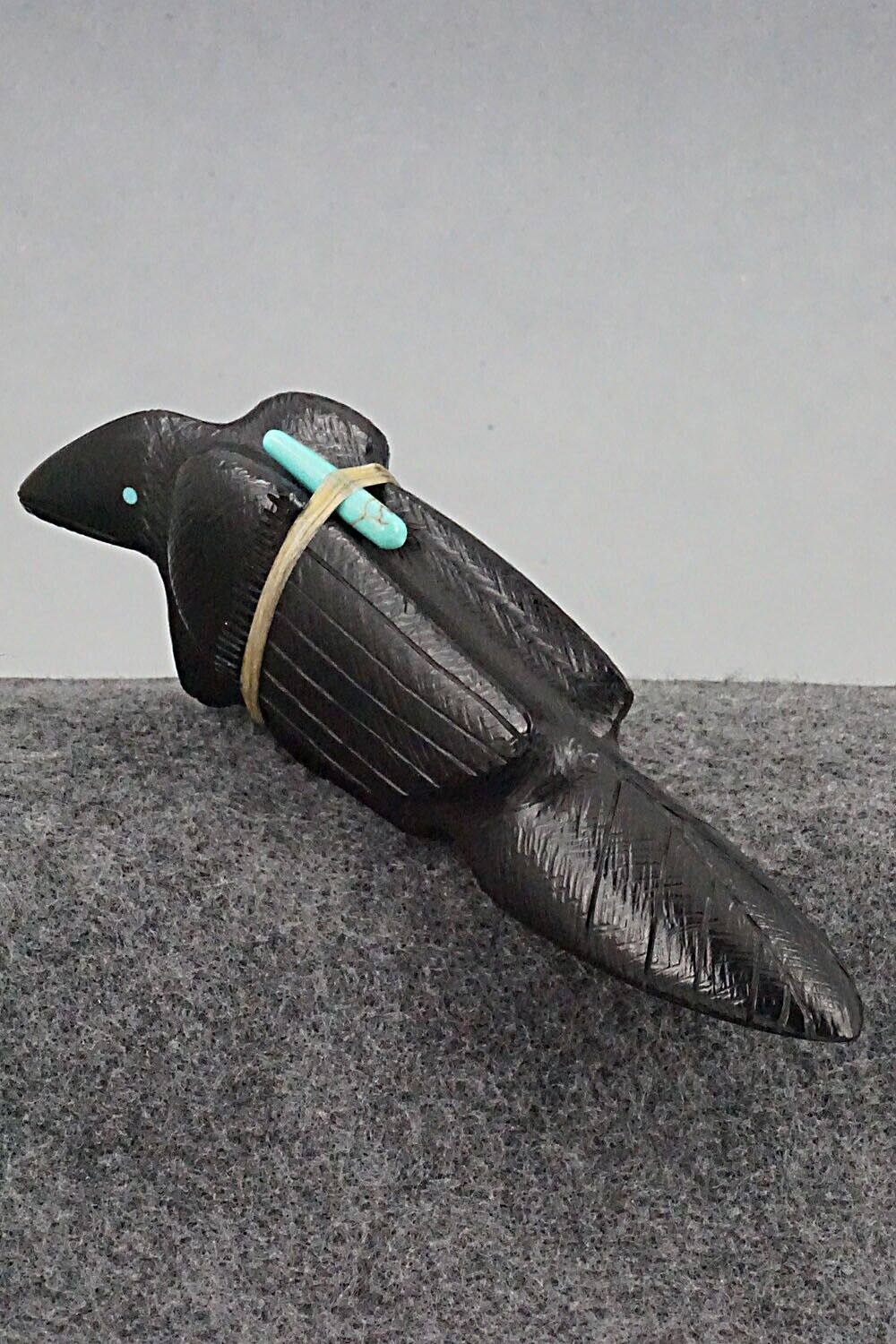 Eagle Zuni Fetish Carving - Herbert Halate