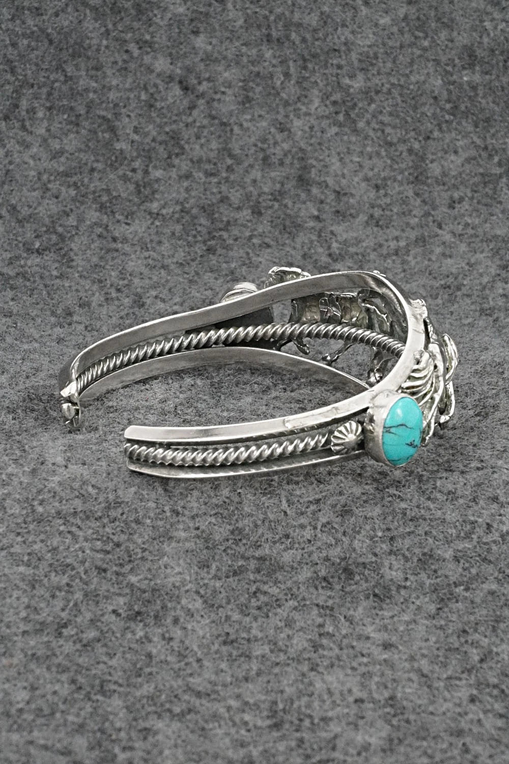 Turquoise & Sterling Silver Bracelet - Bobby Platero
