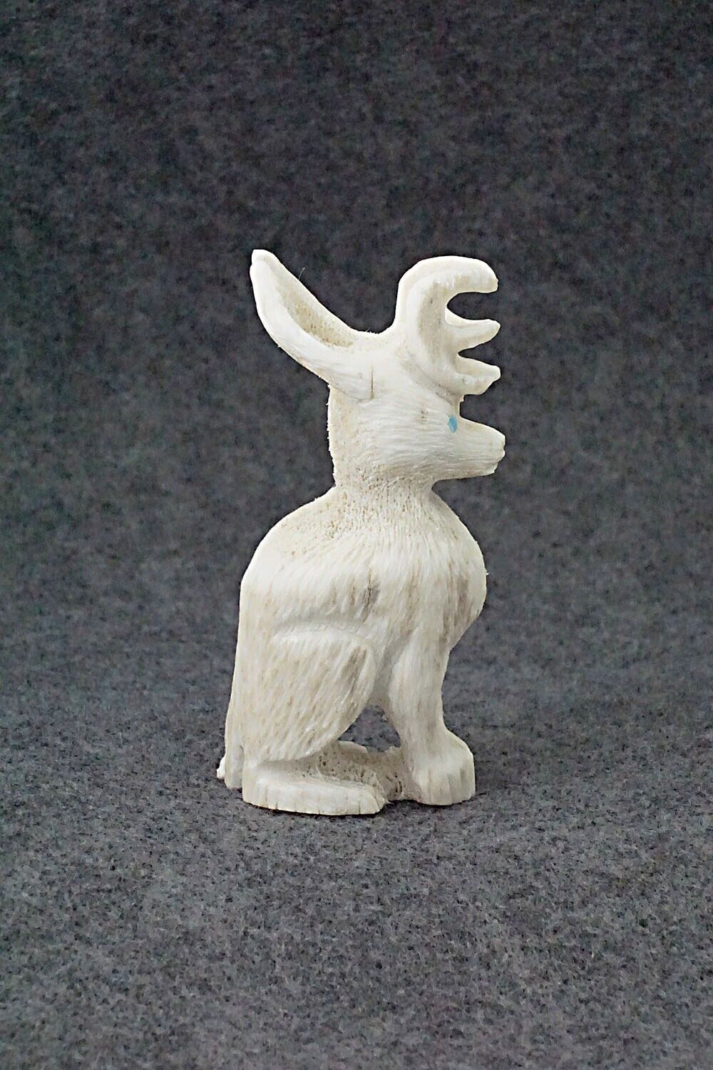 Jackalope Zuni Fetish Carving - Claudia Peina