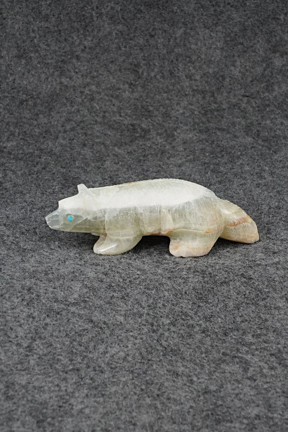 Badger Zuni Fetish Carving - Ronnie Lunasee