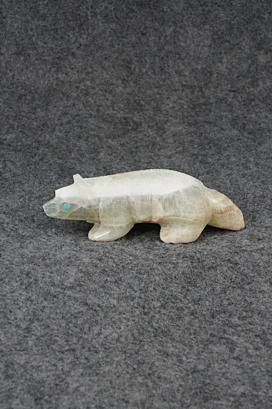 Badger Zuni Fetish Carving - Ronnie Lunasee