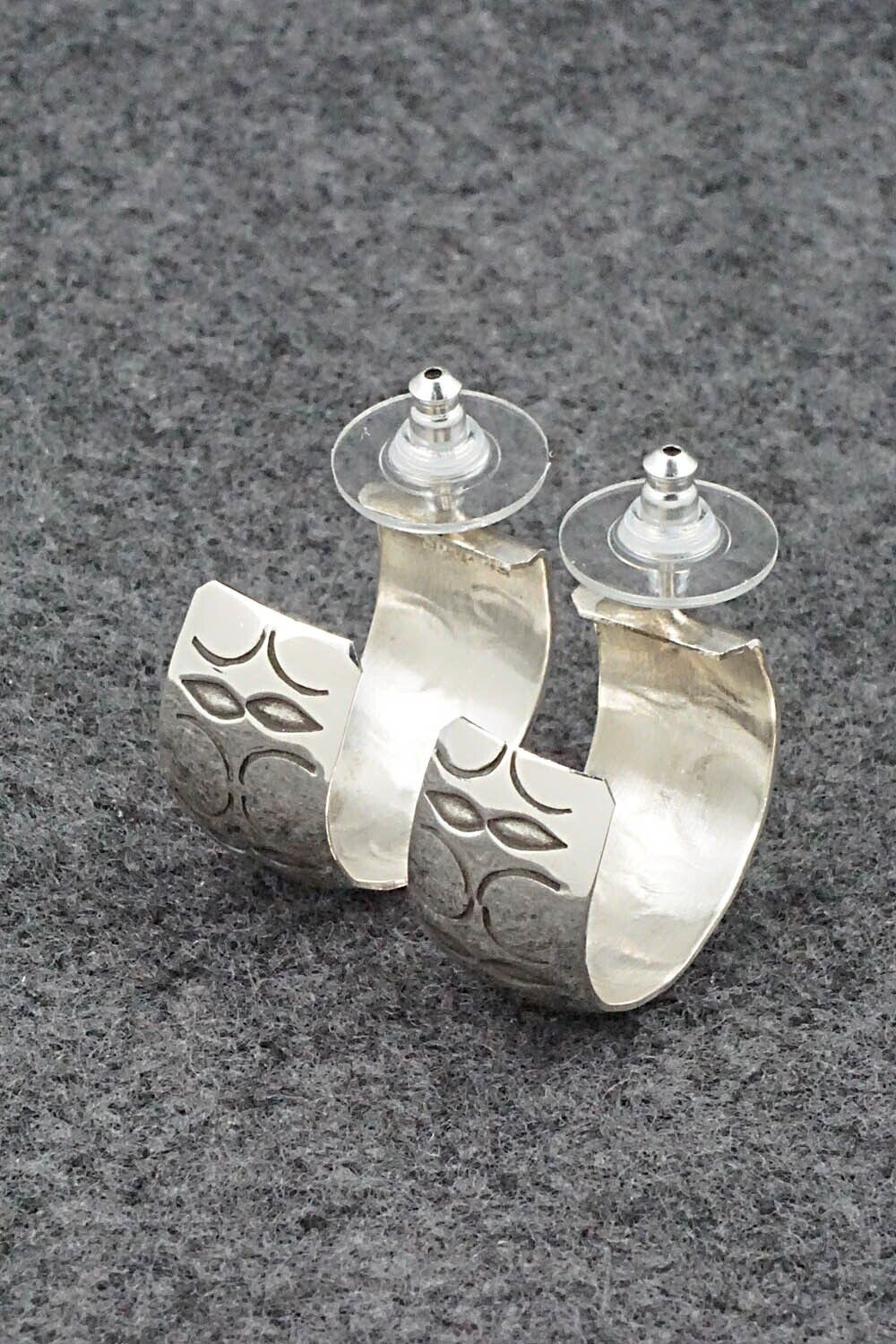 Sterling Silver Hoop Earrings - Nora Ashley