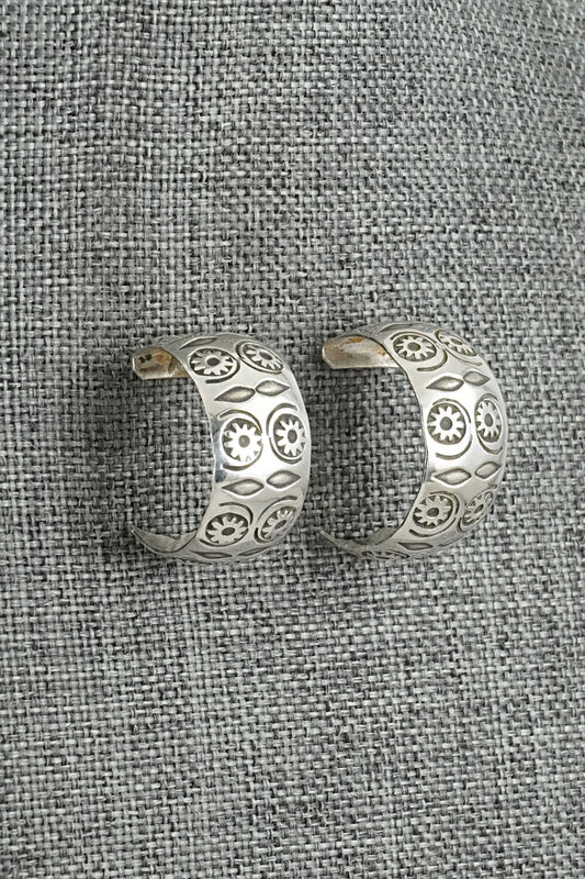 Sterling Silver Hoop Earrings - Nora Ashley