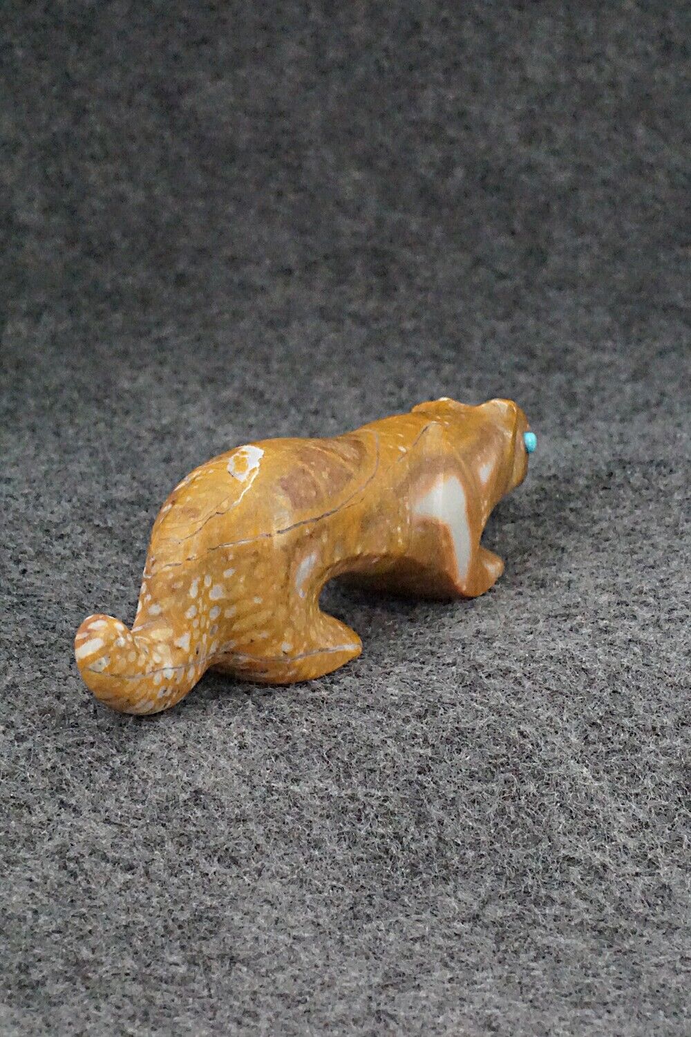 Mountain Lion Zuni Fetish Carving - Ronnie Lunasee