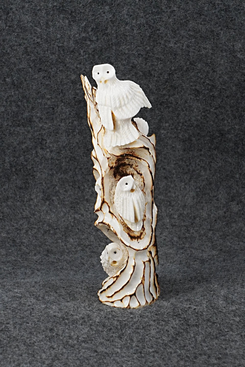 Owl Zuni Fetish Carving - Ruben Najera