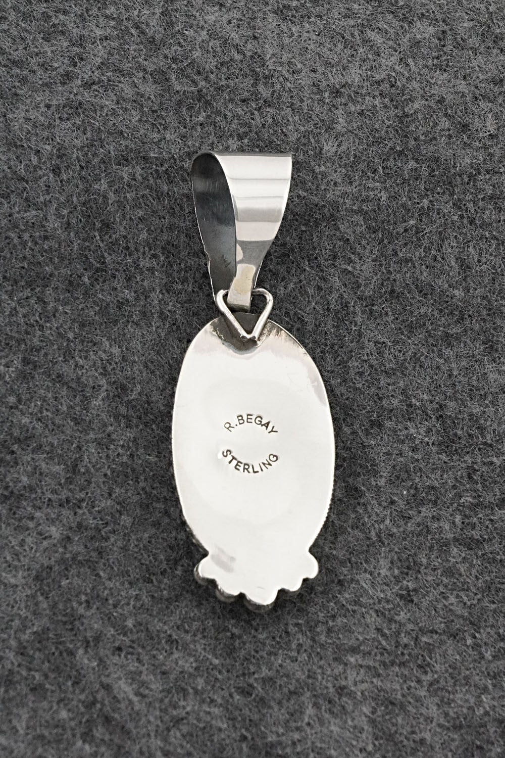 Turquoise & Sterling Silver Pendant - Rena Begay