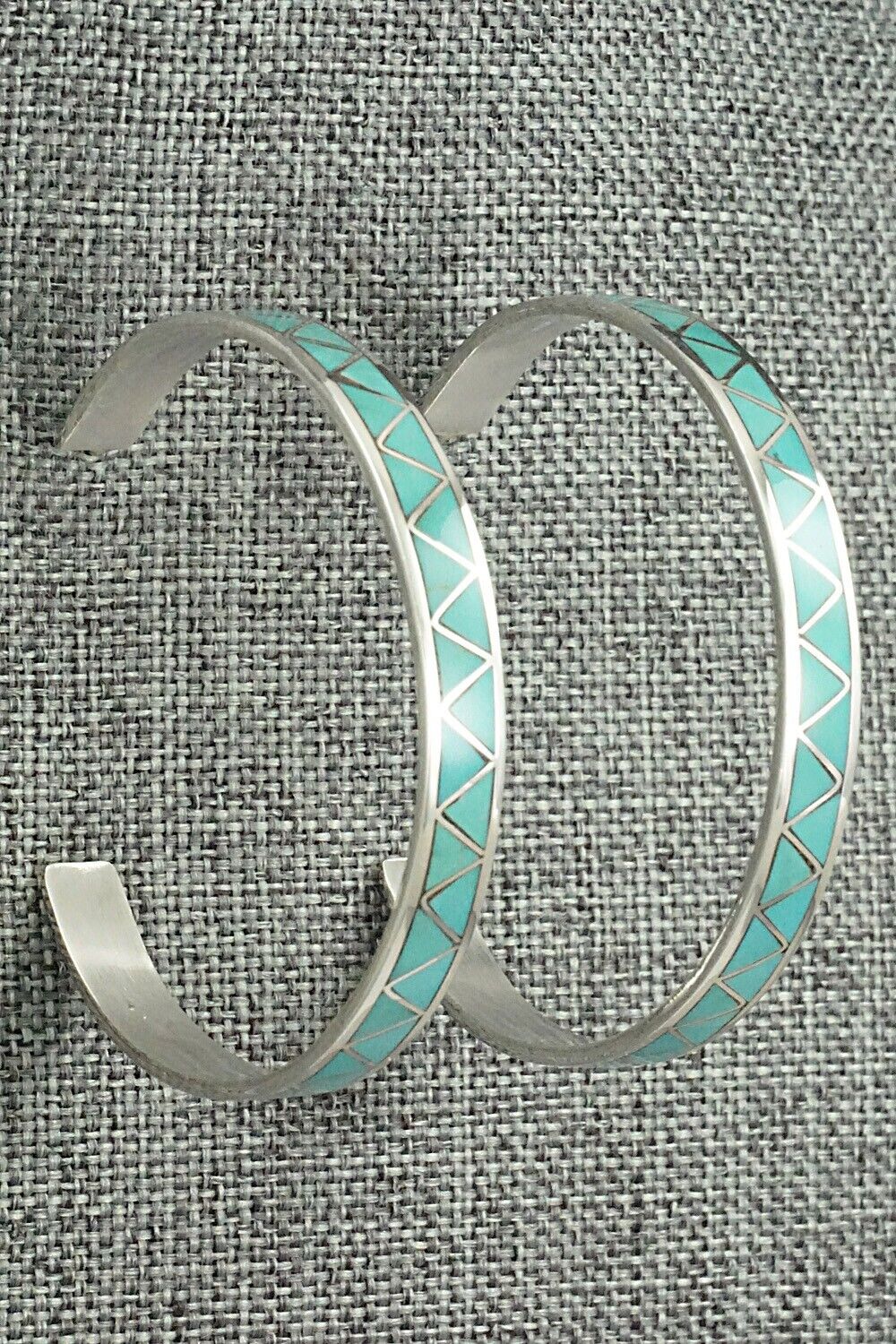 Turquoise & Sterling Silver Earrings - Claudine Haloo