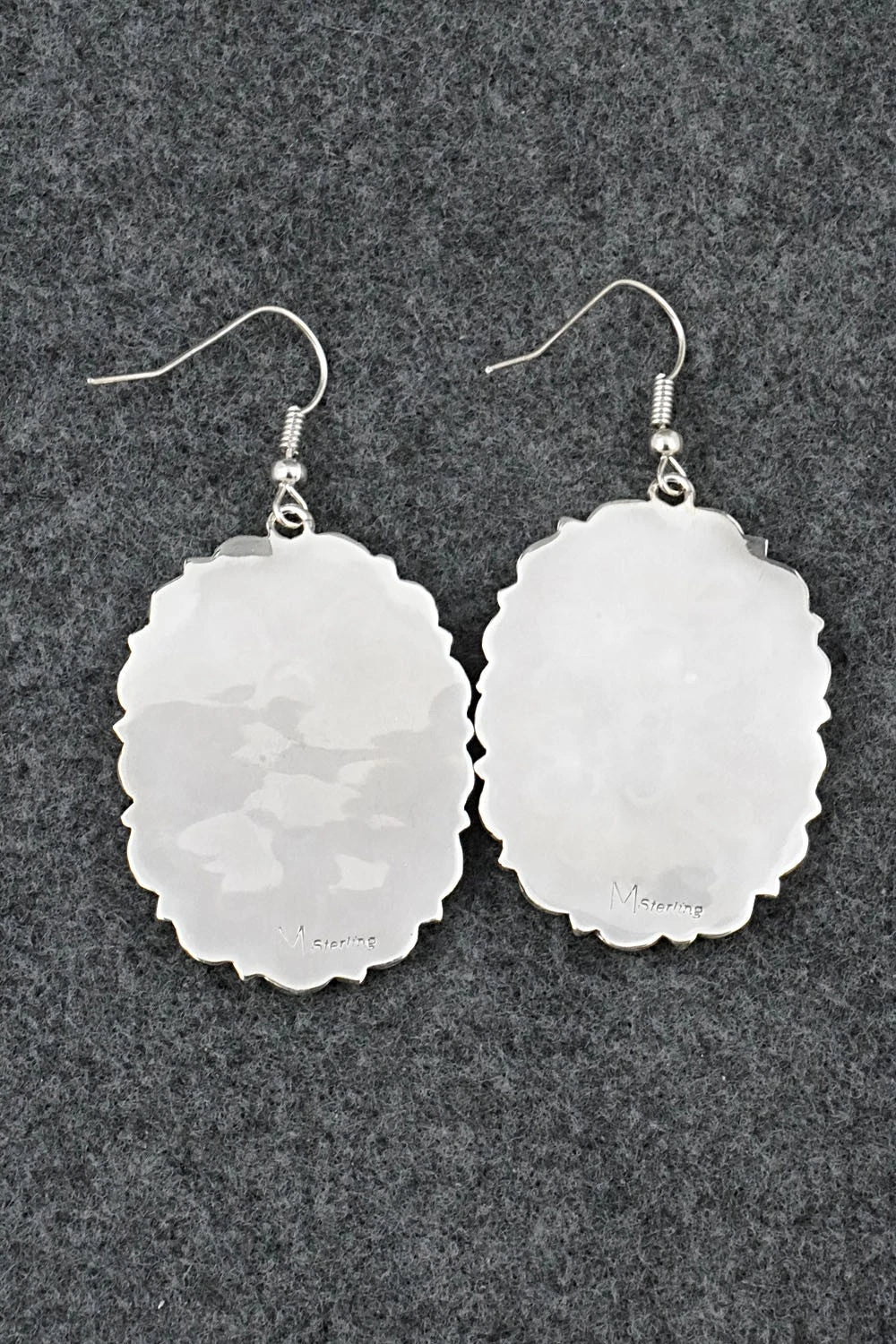 Turquoise & Sterling Silver Earrings - Gerald Mitchell