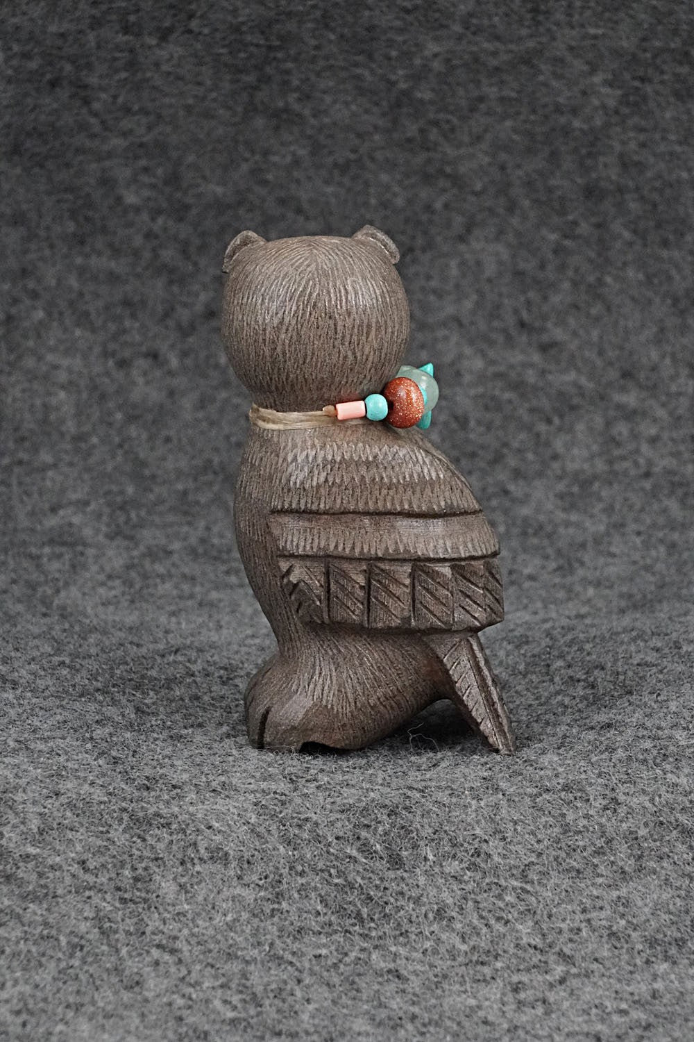 Owl Zuni Fetish Carving - Douglas Martza