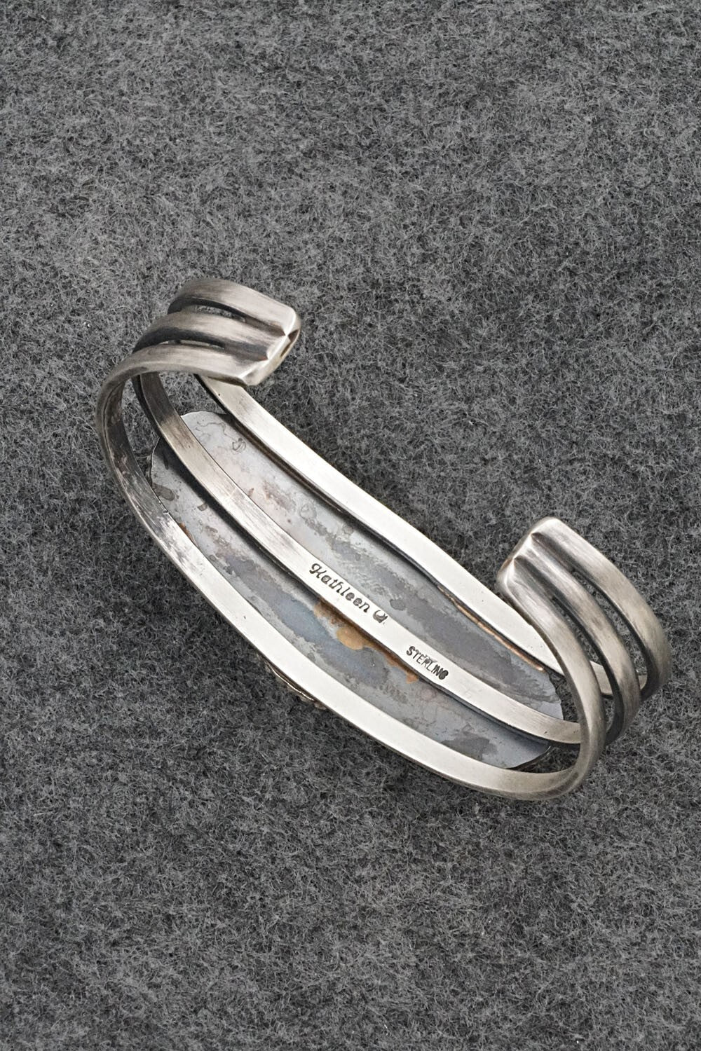 Turquoise & Sterling Silver Bracelet - Kathleen Chavez