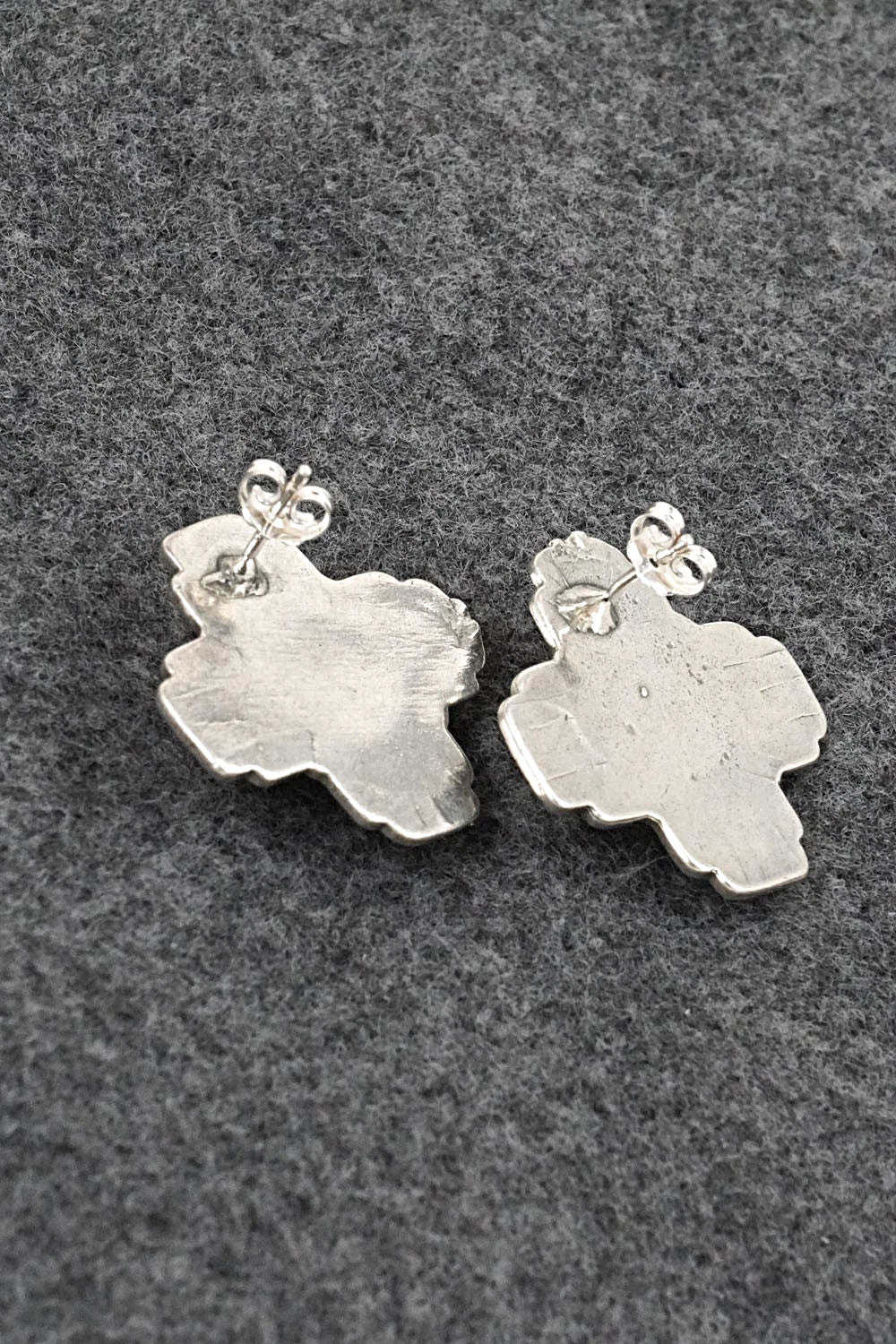 Turquoise & Sterling Silver Earrings - Robinson Martinez
