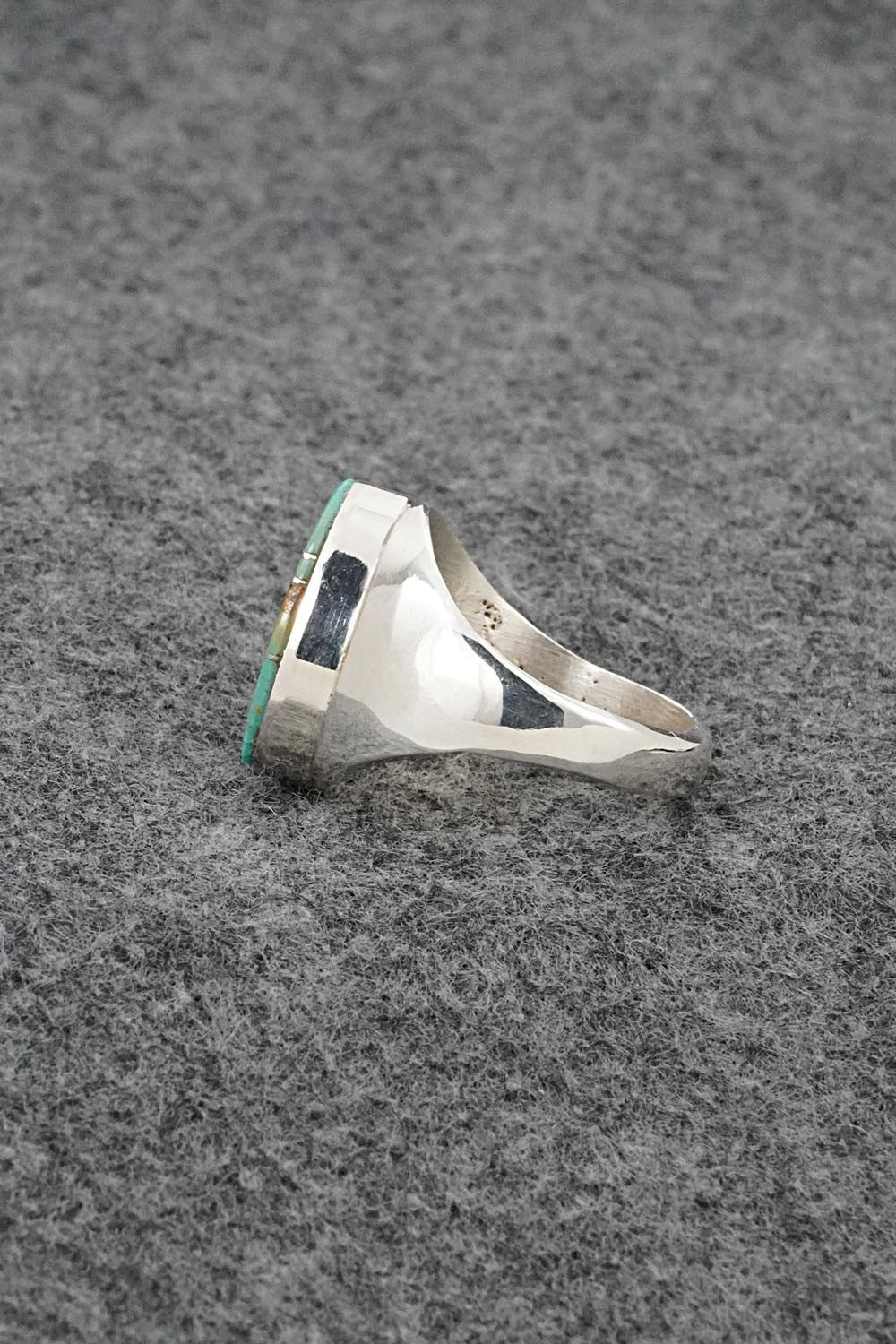 Turquoise & Sterling Silver Ring - Wilbert Gray - Size 10