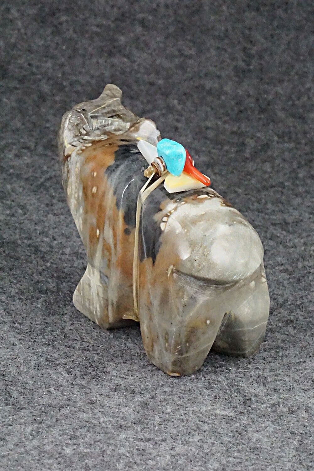 Bear Zuni Fetish Carving - Stewart Alanzo