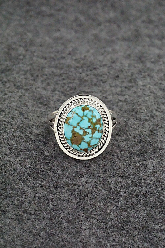 Turquoise & Sterling Silver Ring - Daniel Benally - Size 8
