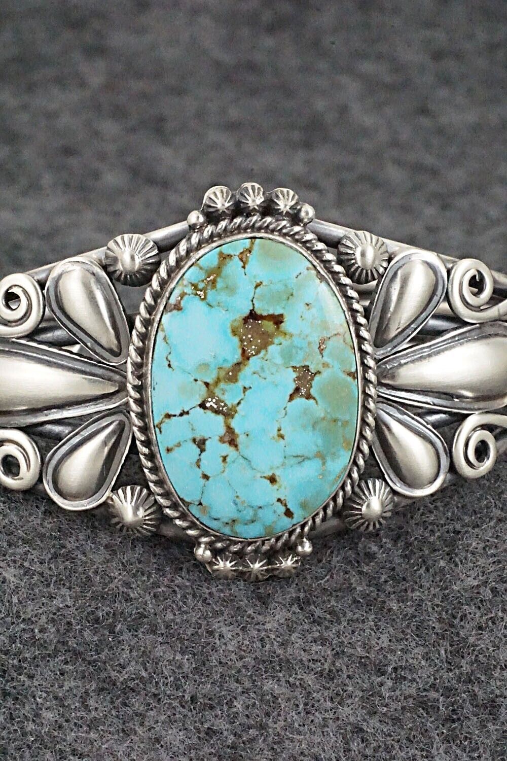 Turquoise & Sterling Silver Bracelet - Derrick Gordon