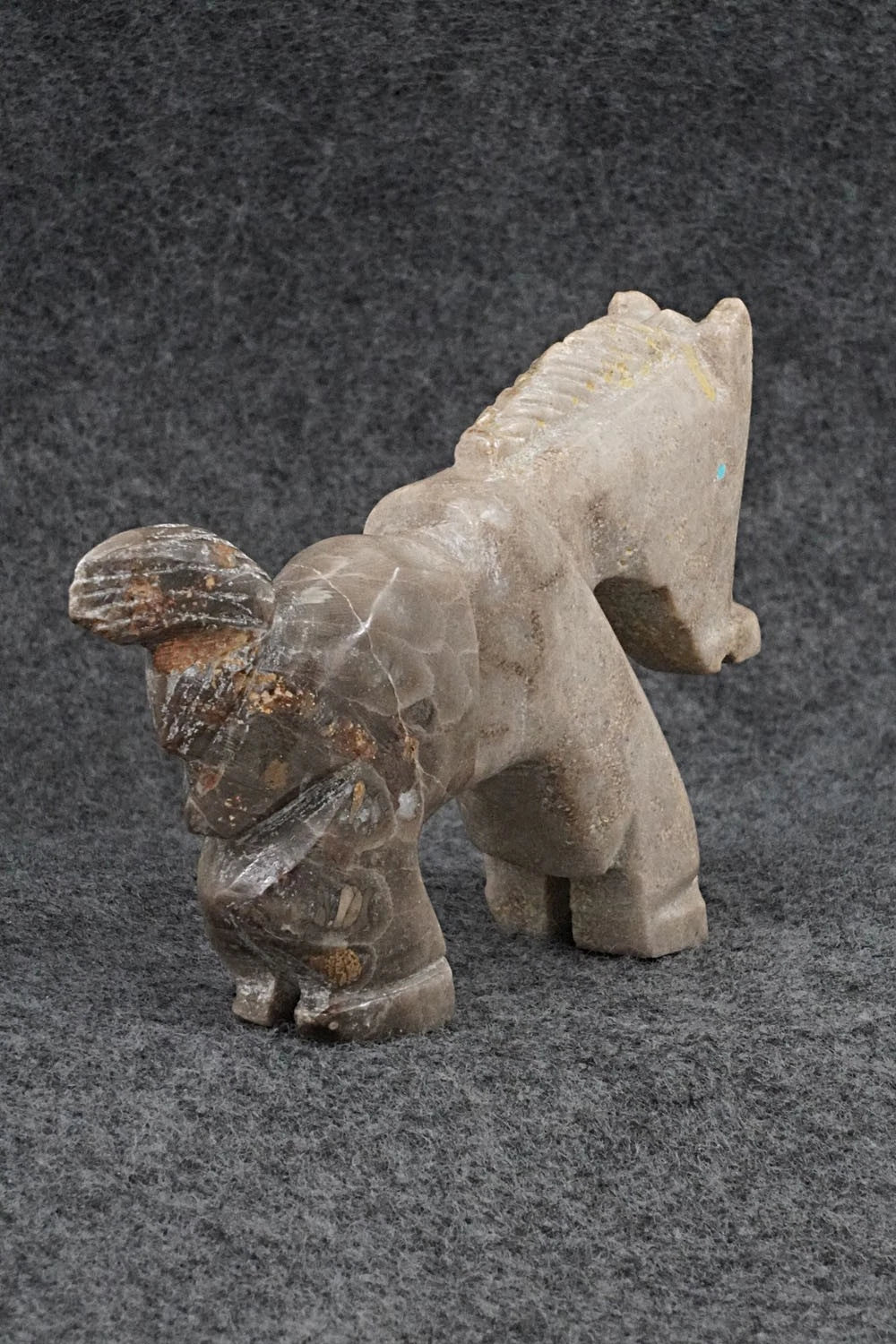 Horse Zuni Fetish Carving - Tony Mackel
