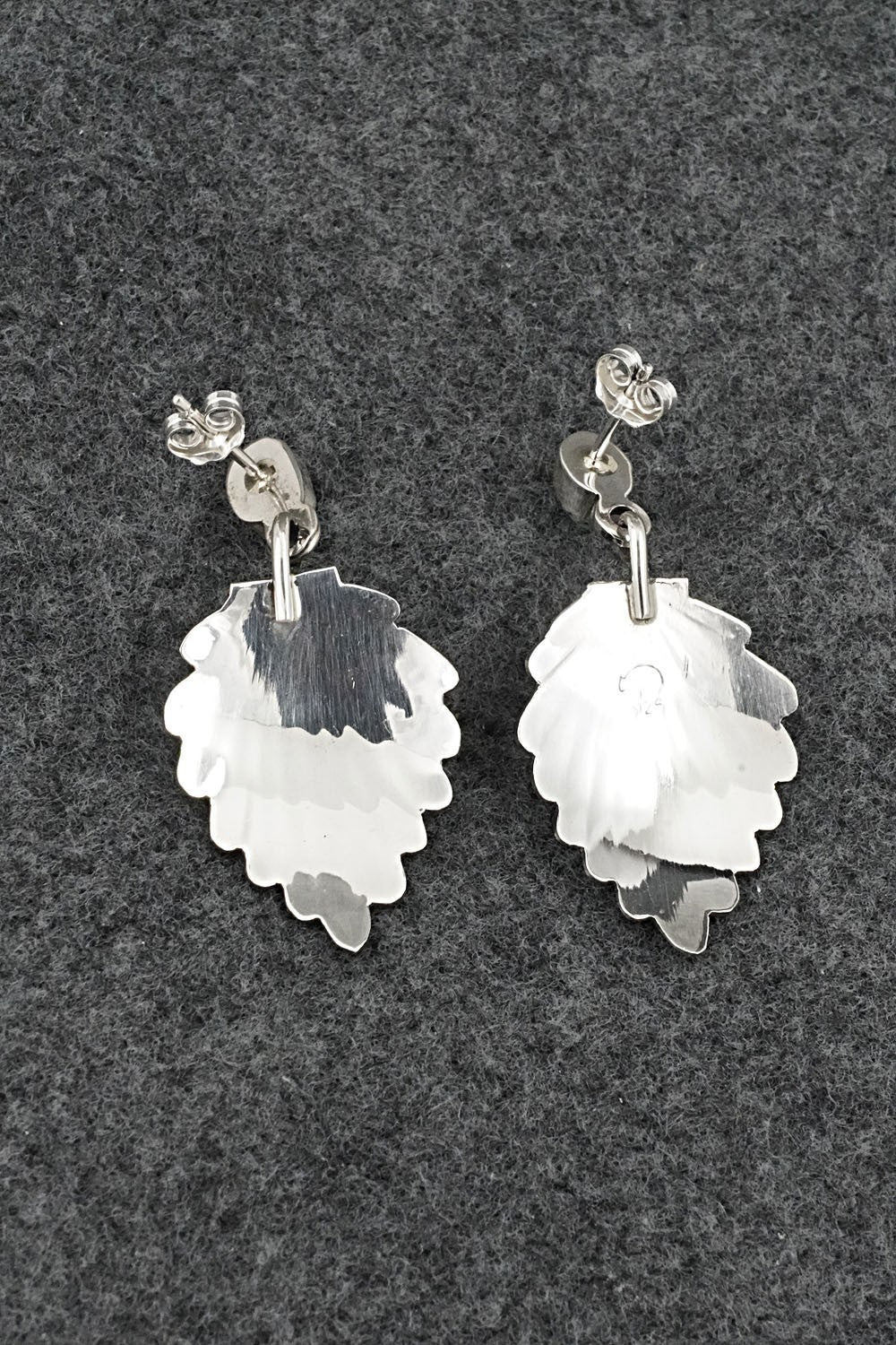 Turquoise & Sterling Silver Earrings - Genevieve Francisco