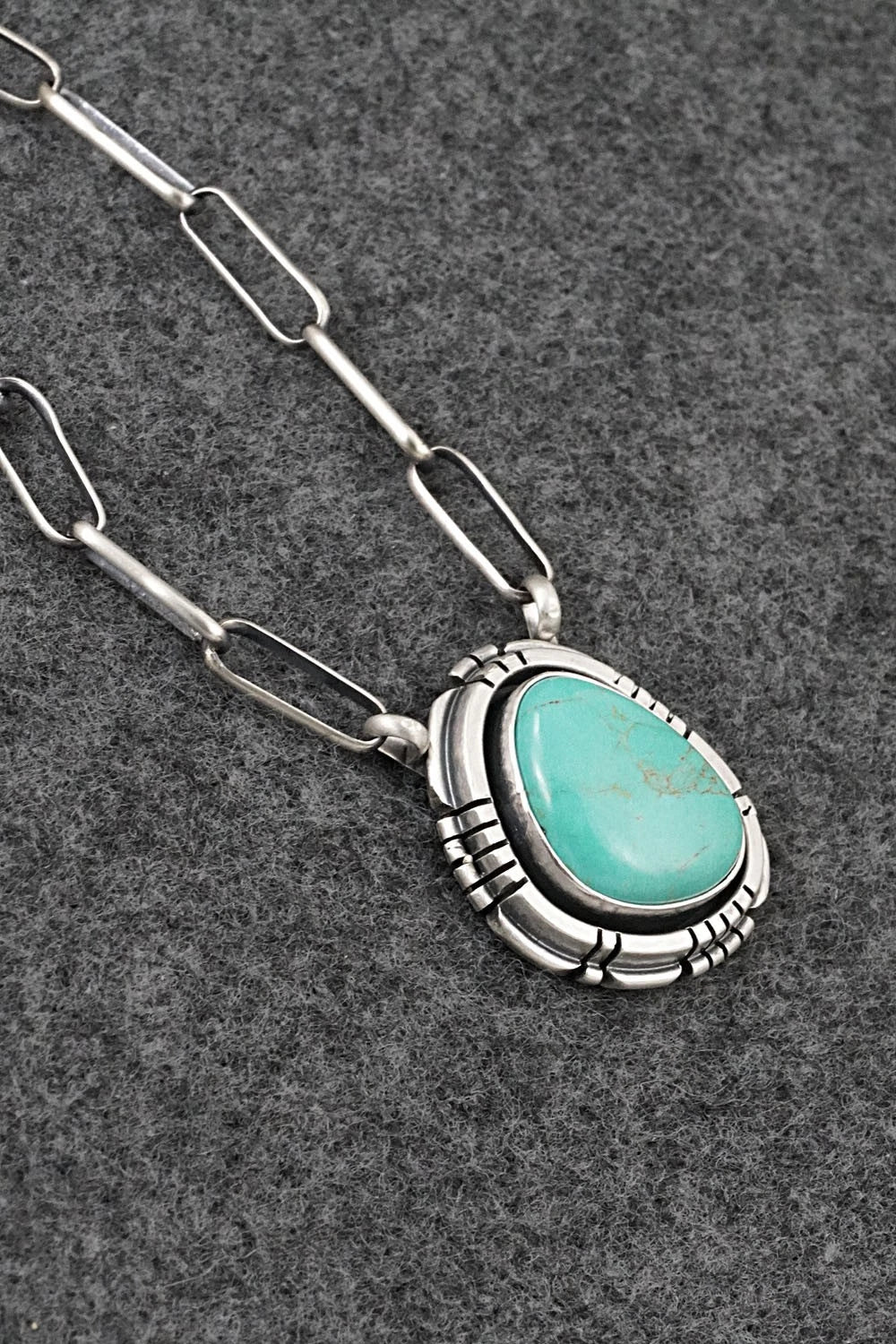 Turquoise & Sterling Silver Necklace - Daniel Benally
