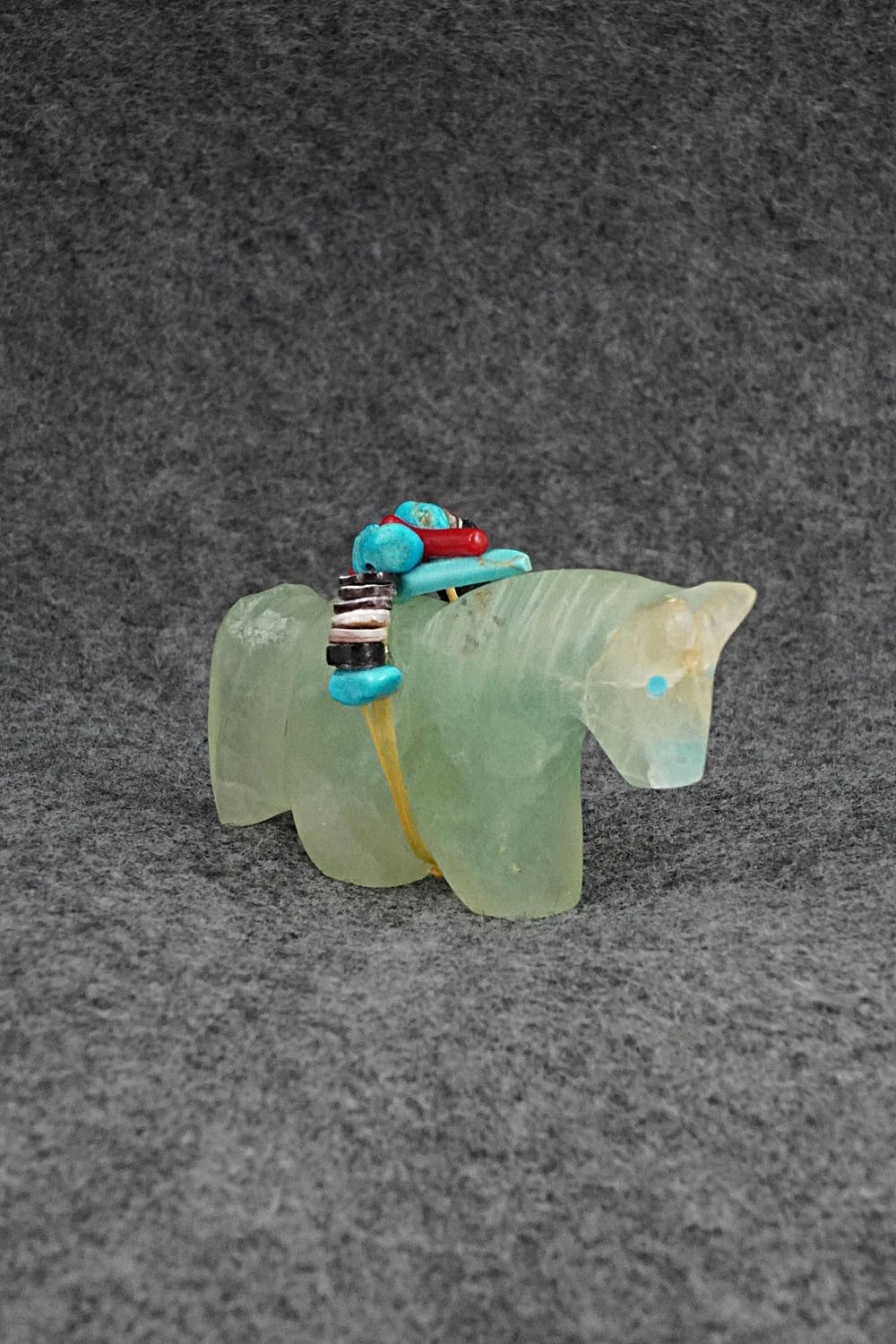 Horse Zuni Fetish Carving - Rodney Laiwakete