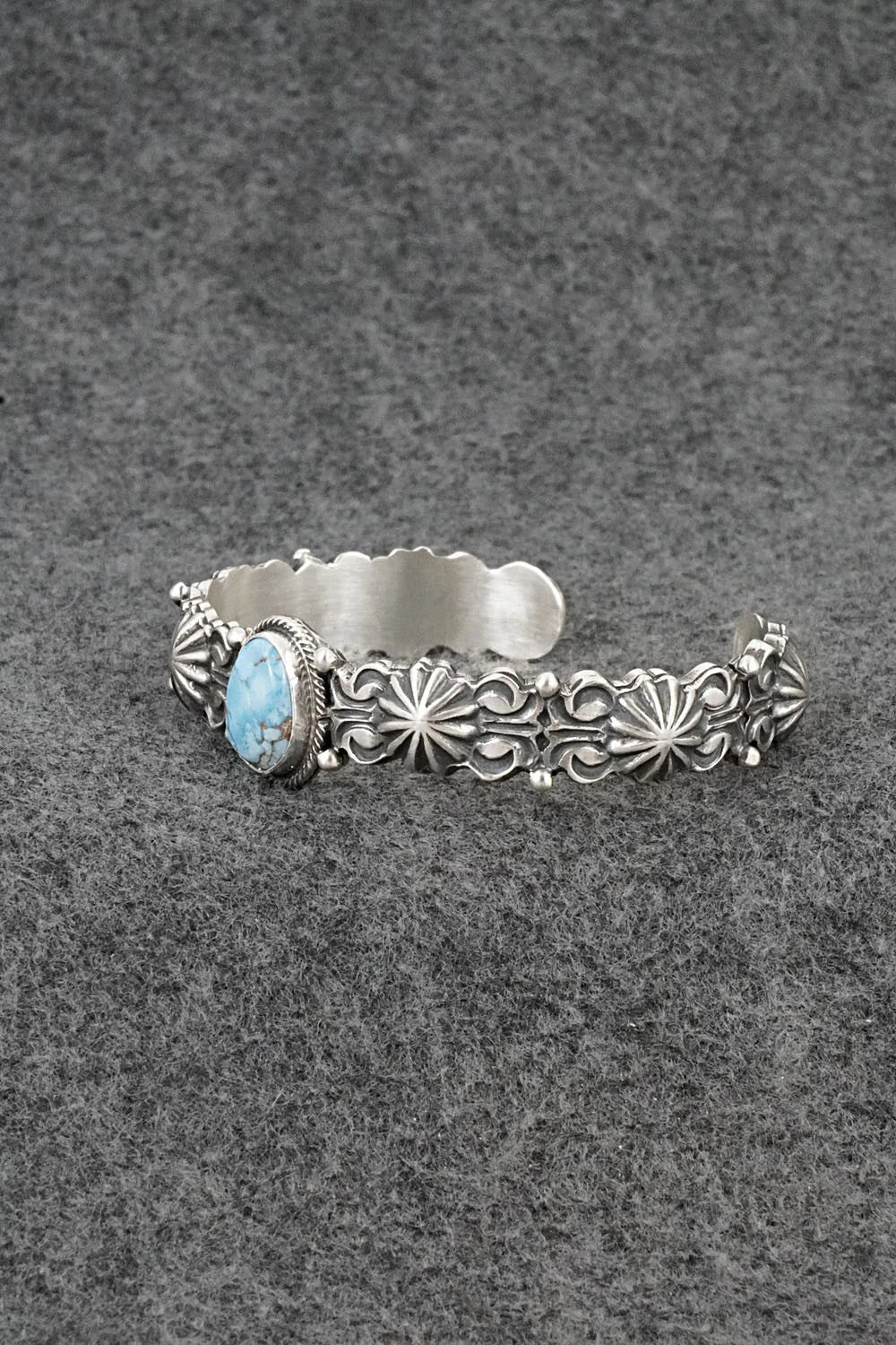 Turquoise & Sterling Silver Bracelet - Thomas Yazzie
