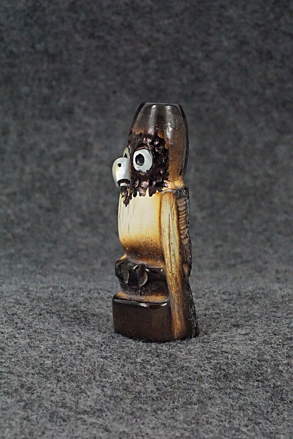 Owl Zuni Fetish Carving - Craig Haloo