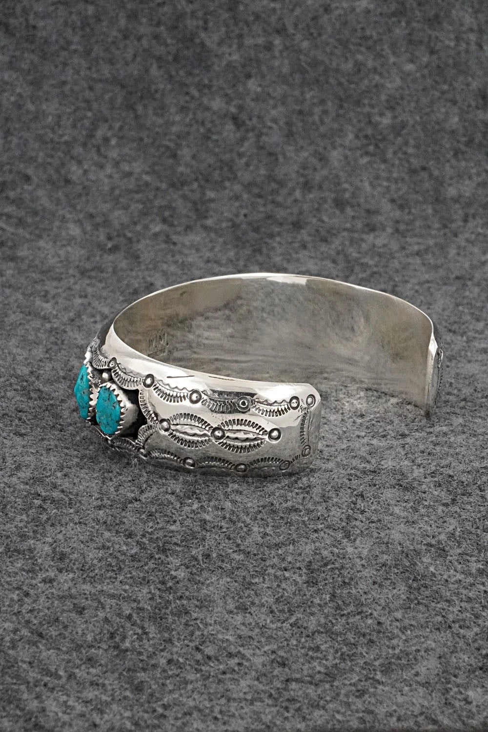 Turquoise & Sterling Silver Bracelet - Wilbert Muskett Sr.