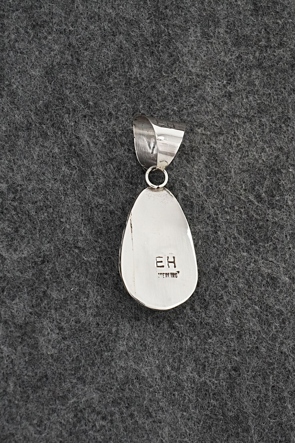 Turquoise & Sterling Silver Pendant - Ernest Hawthorne