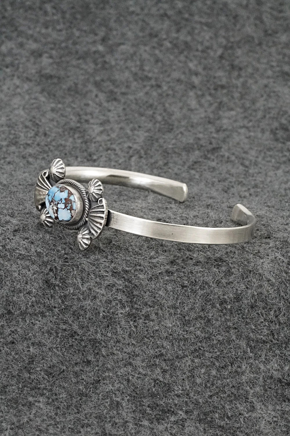 Turquoise & Sterling Silver Bracelet - Genevieve Francisco
