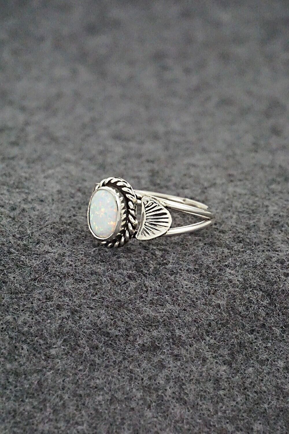 Opalite & Sterling Silver Ring - Jan Mariano - Size 6.5