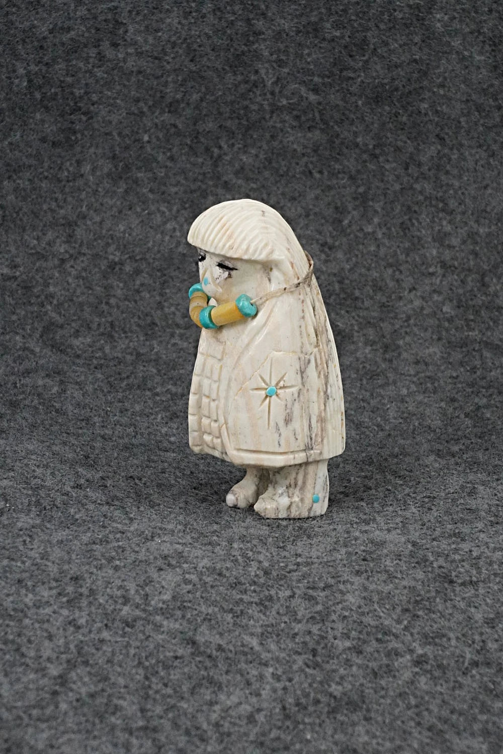 Corn Maiden Zuni Fetish Carving - Farlan & Paulette Quam