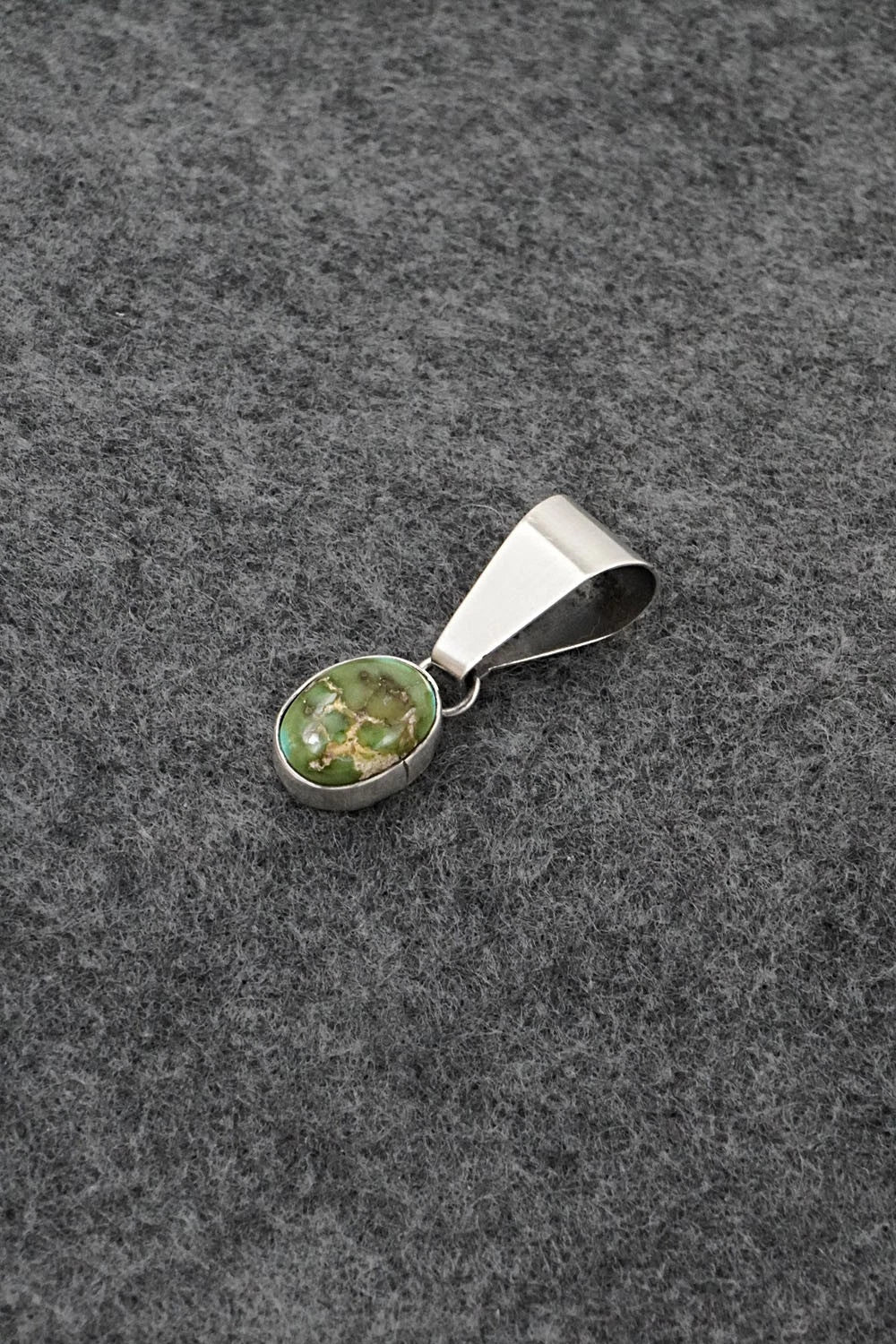 Turquoise & Sterling Silver Pendant - Rosemary Saunders