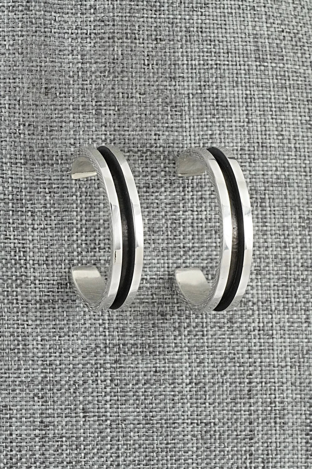 Sterling Silver Hoop Earrings - Tom Hawk