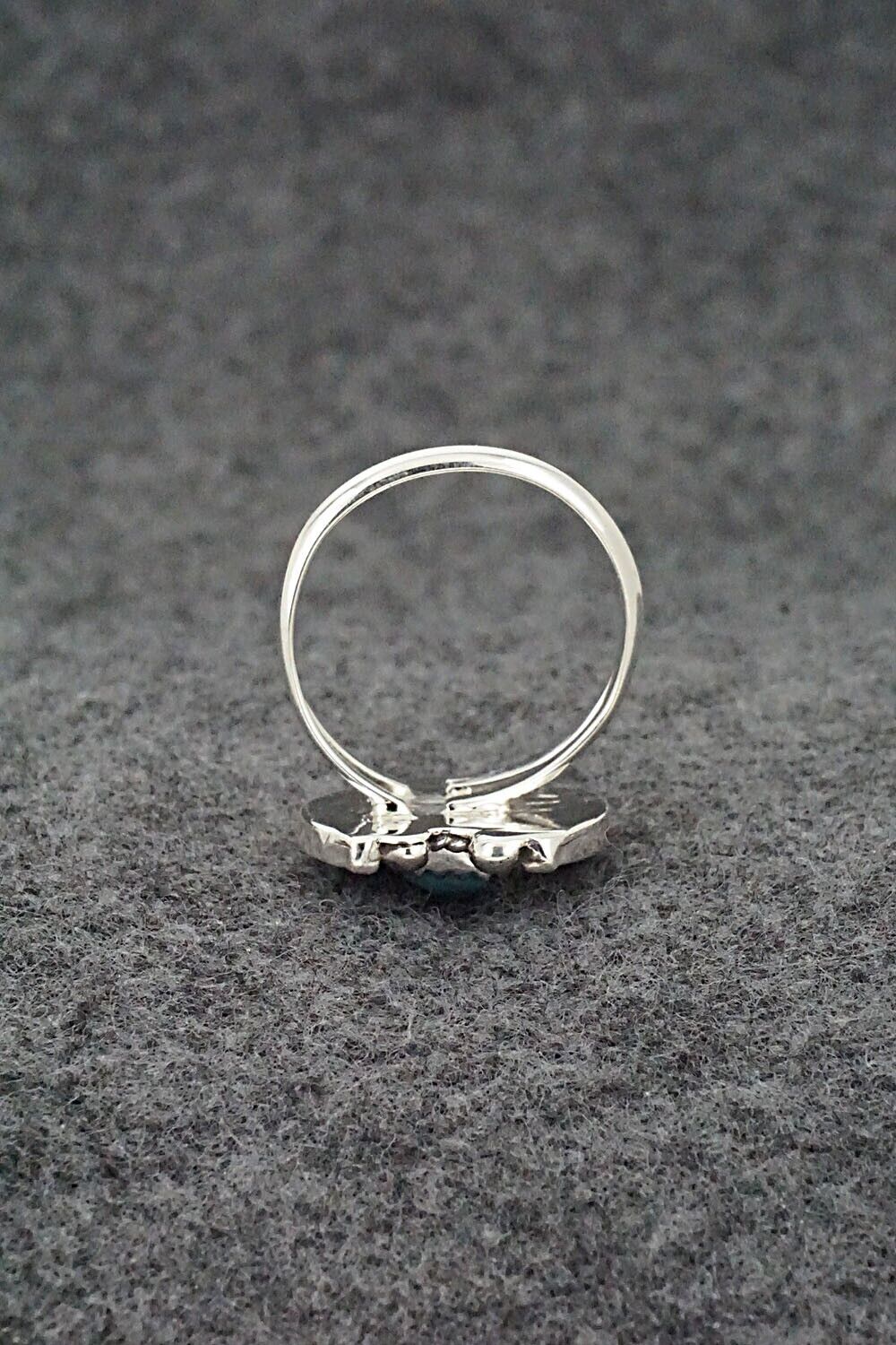 Turquoise & Sterling Silver Ring - Alice Rose Saunders - Size 7.5