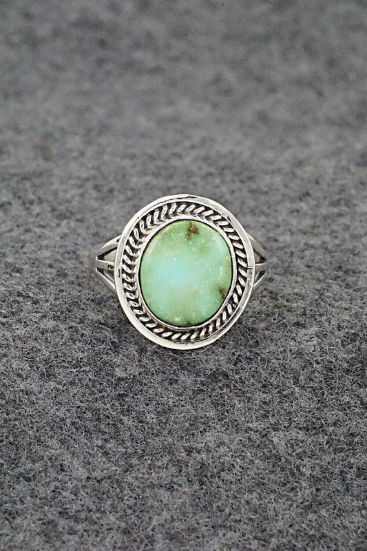 Turquoise & Sterling Silver Ring - Daniel Benally - Size 9