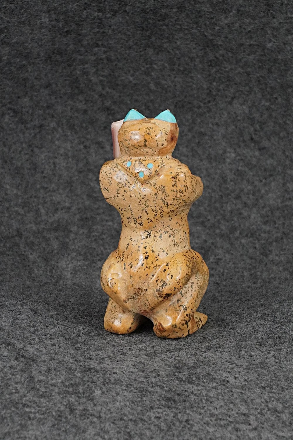 Frog Zuni Fetish Carving - Freddie Leekya