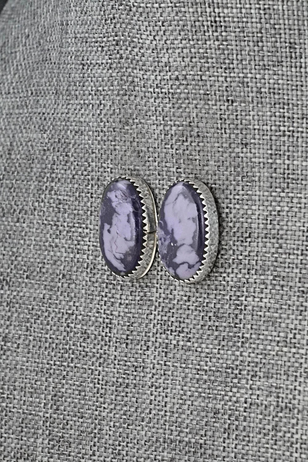 Morado & Sterling Silver Earrings - Murray Hannaweeka