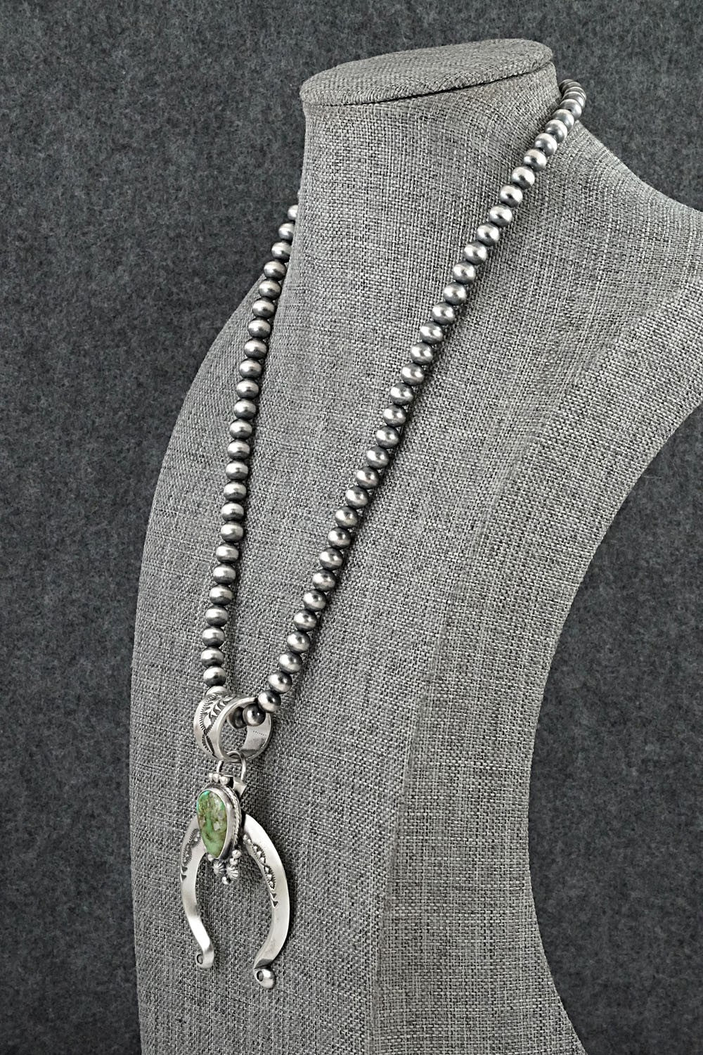 Turquoise & Sterling Silver Necklace - Samuel Yellowhair