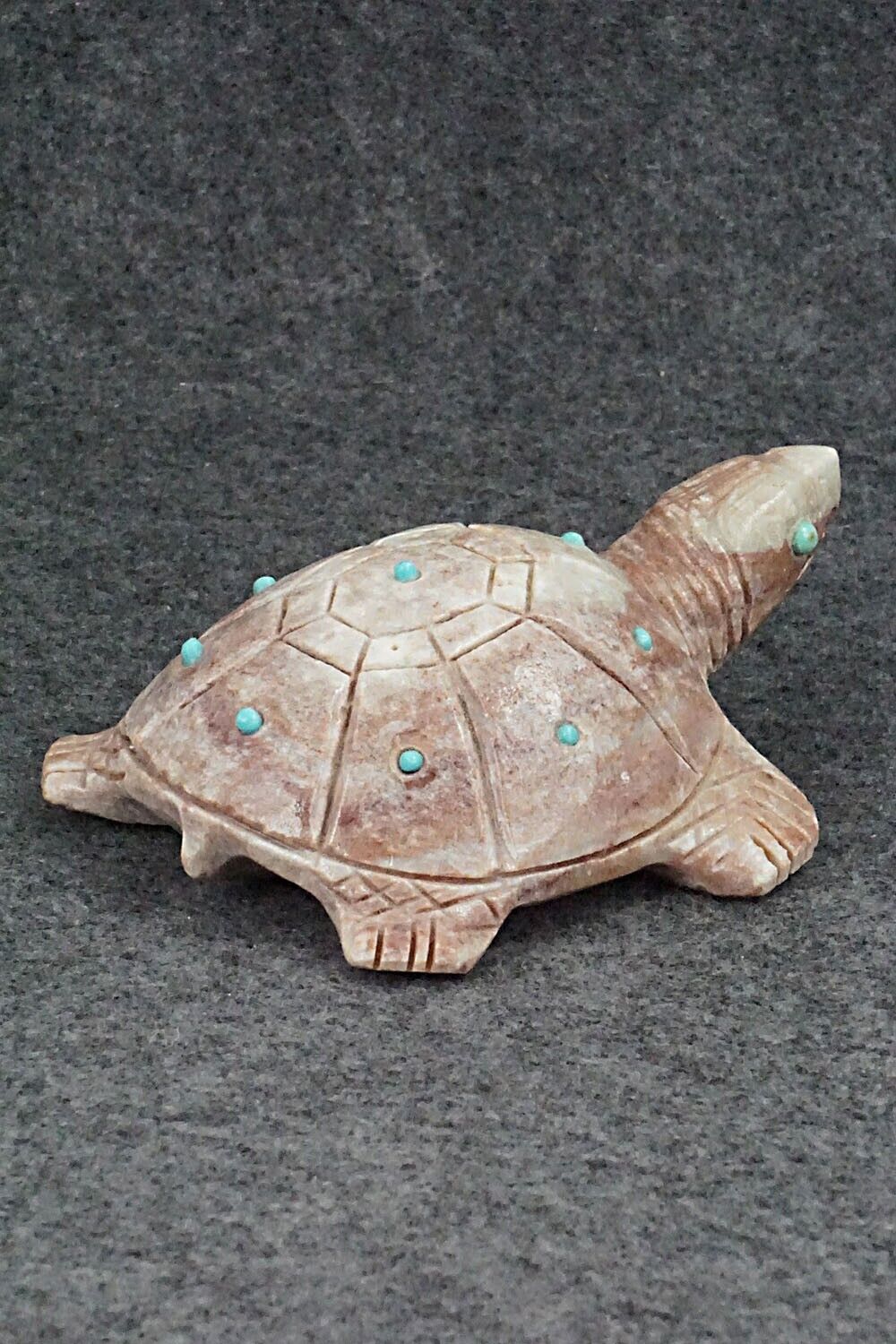 Sea Turtle Zuni Fetish Carving - Chris Nastacio