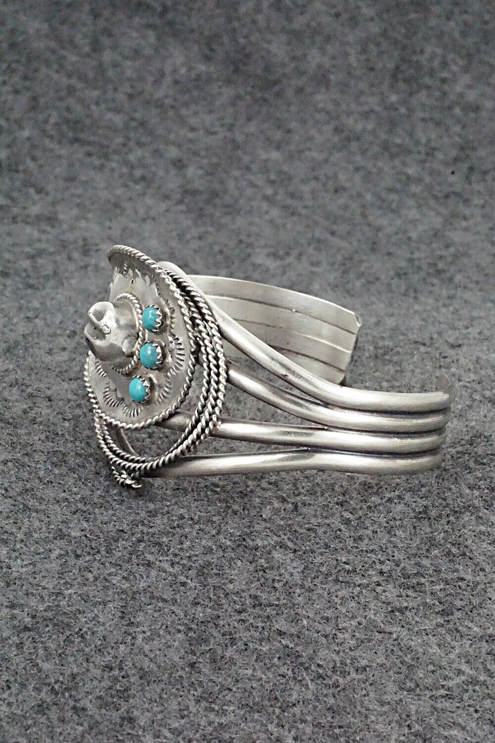 Turquoise & Sterling Silver Bracelet - Bobby Platero