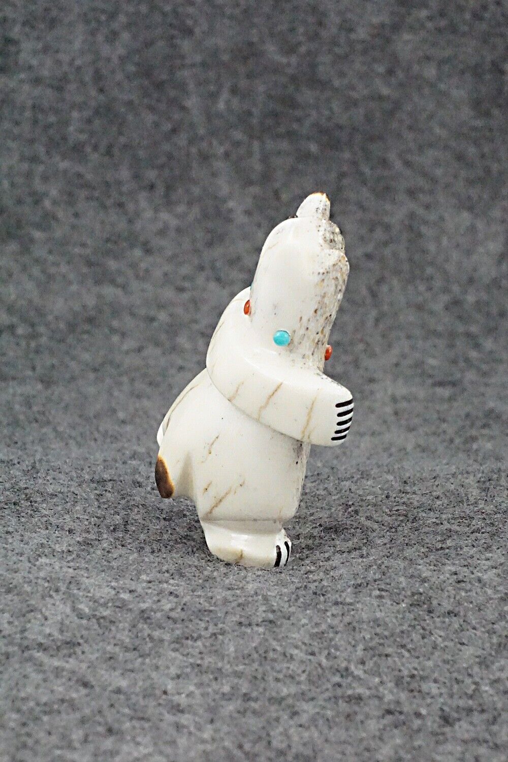 Dancing Bear Zuni Fetish Carving - Claudia Peina