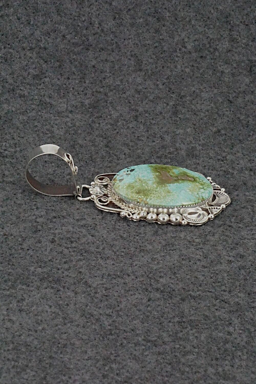 Turquoise & Sterling Silver Pendant - Anthony Brown