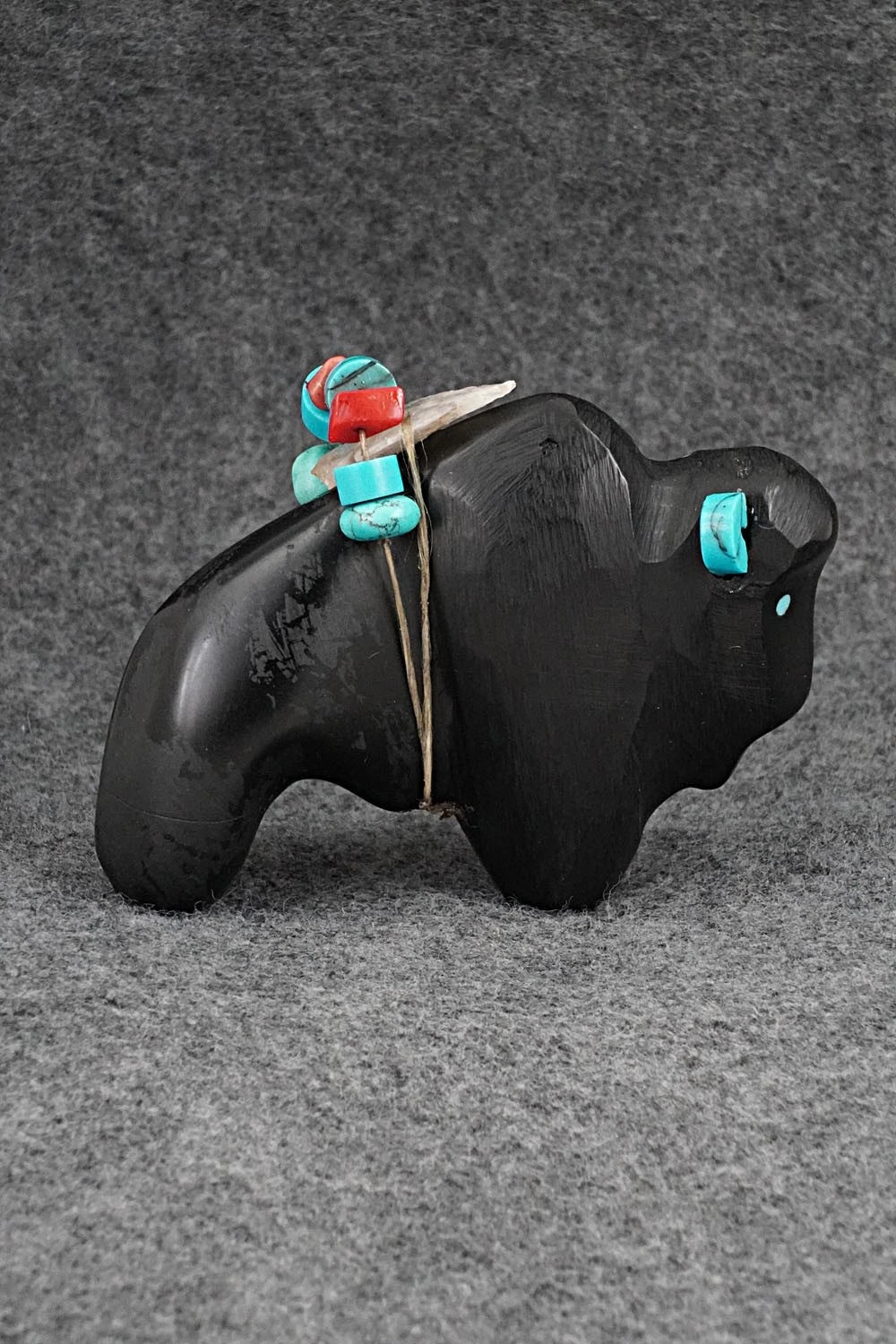 Buffalo Zuni Fetish Carving - Braden Peynetsa