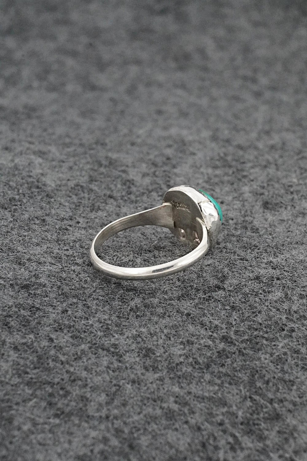 Turquoise & Sterling Silver Ring - Darius Arviso - Size 7