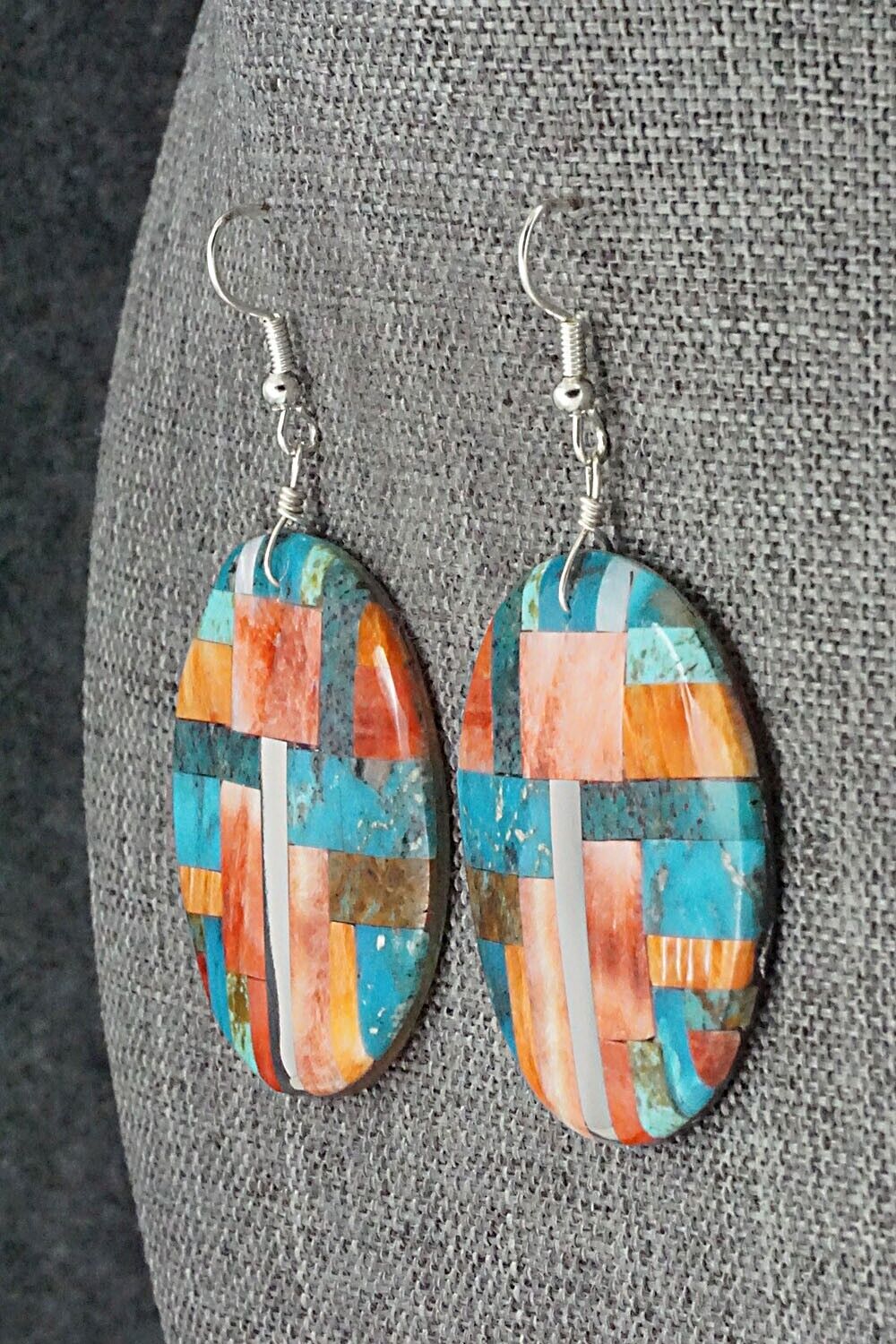 Multi-Stone & Sterling Silver Earrings - Daniel Coriz