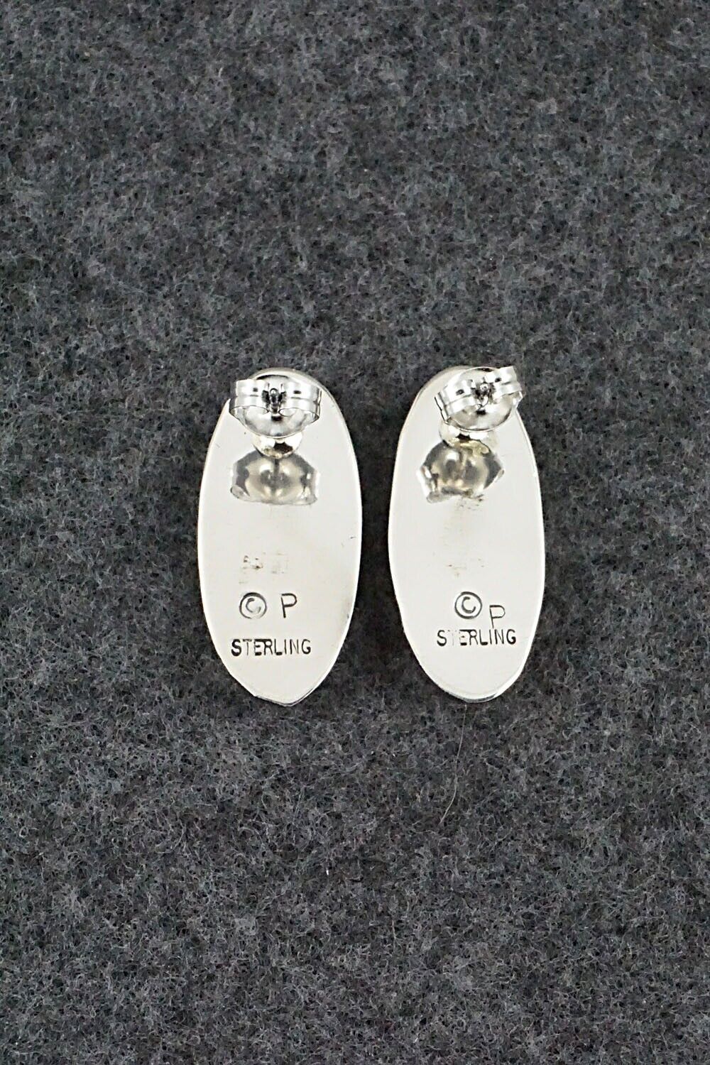 Opalite & Sterling Silver Earrings - Felix Perry
