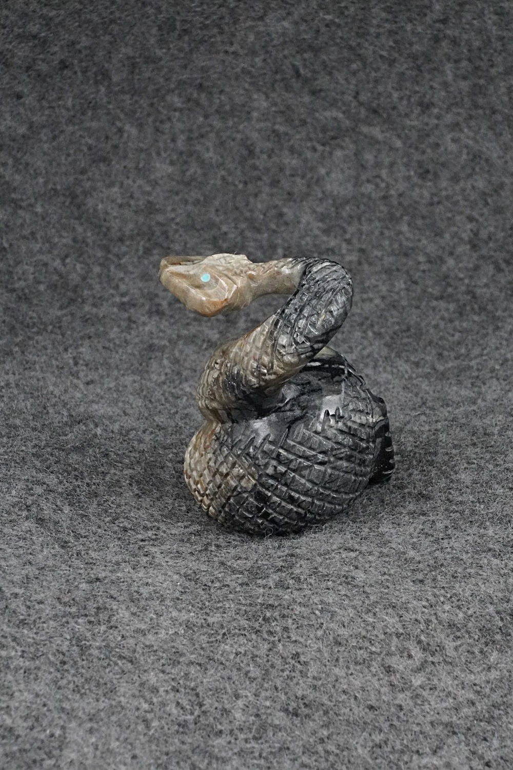 Rattlesnake Zuni Fetish Carving - Paulette & Farlan Quam