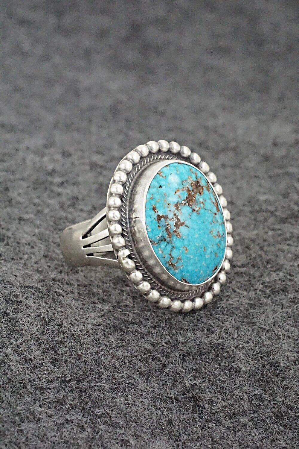 Turquoise & Sterling Silver Ring - Marita Benally - Size 9