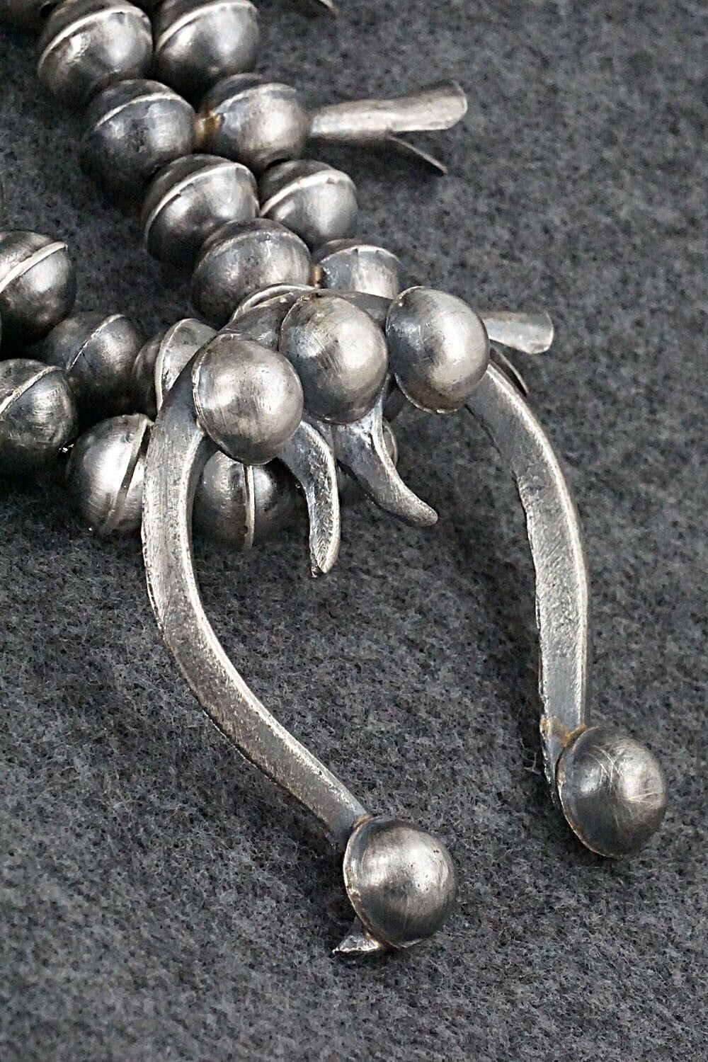 Sterling Silver Squash Blossom Set - Gilbert Martin