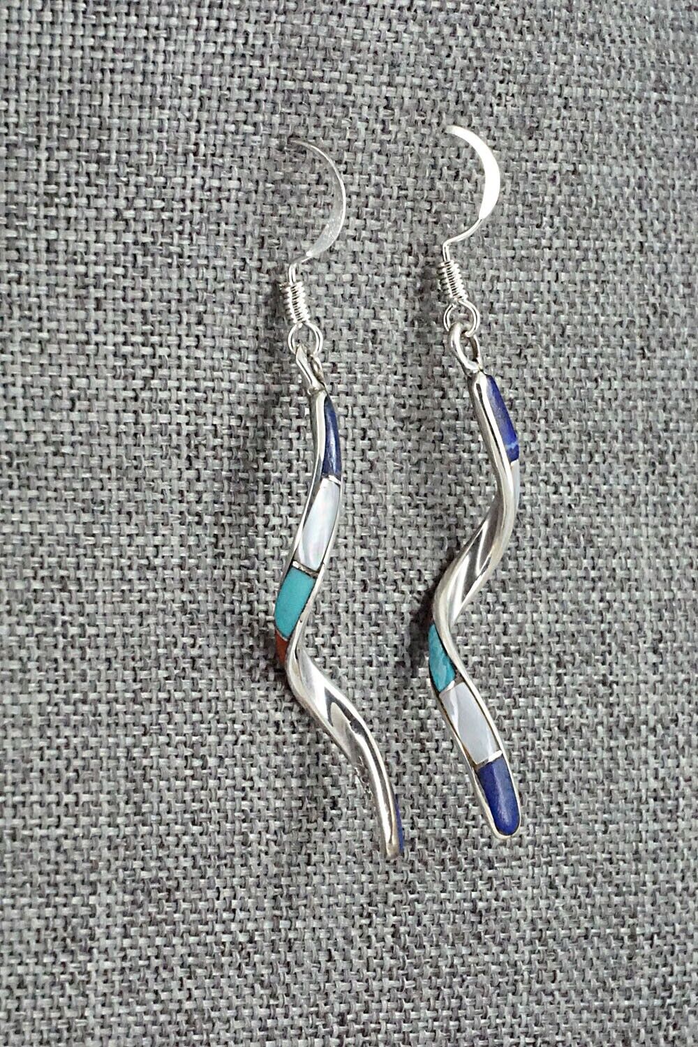 Multi Stone & Sterling Silver Earrings - Ira Johnson