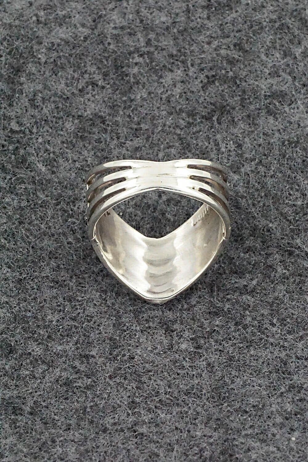 Turquoise & Sterling Silver Ring - Andrew Enrico - Size 7